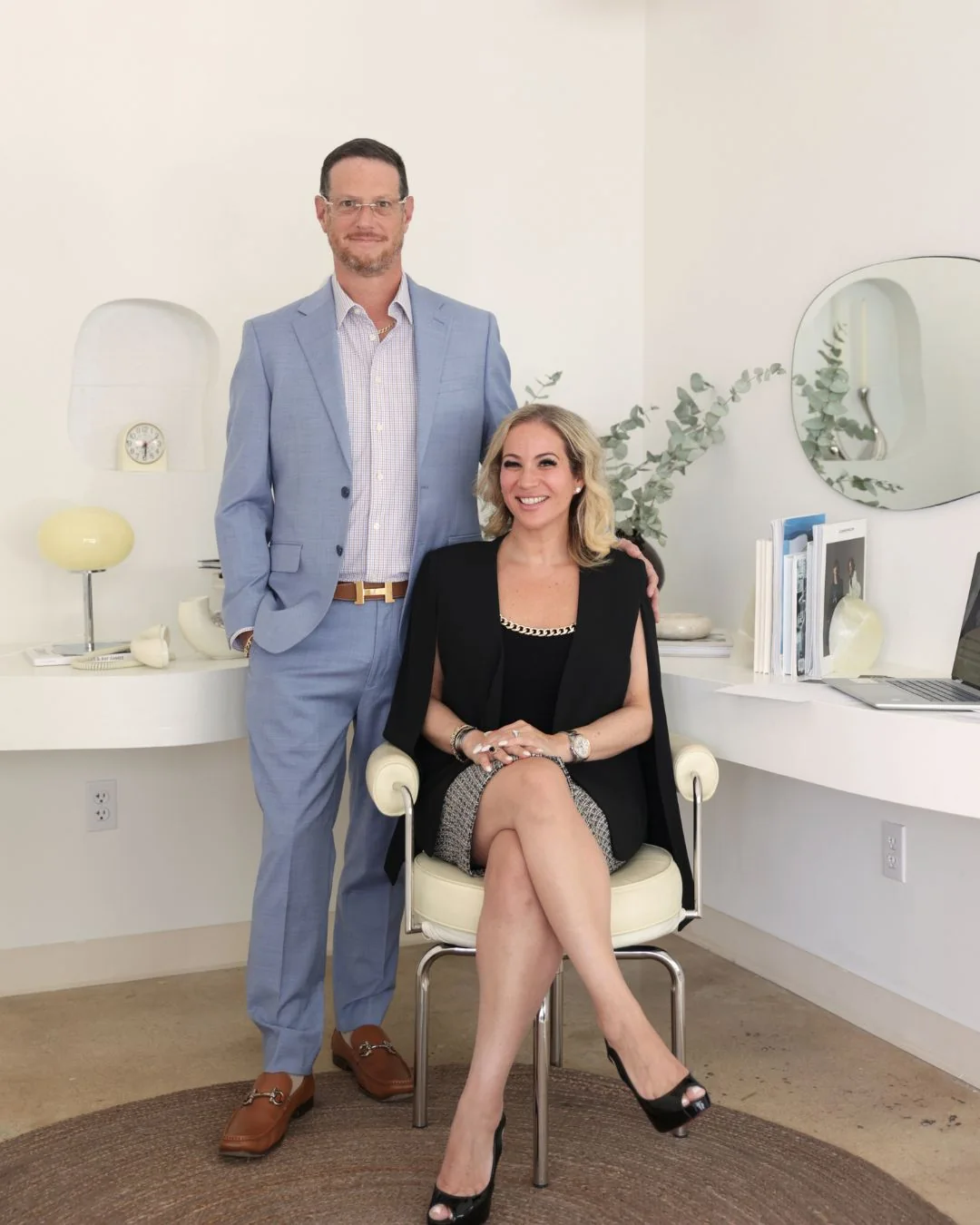 Jessica Cohen, CPA and Jason E. Cohen, CPA in the Centsible Solutions office