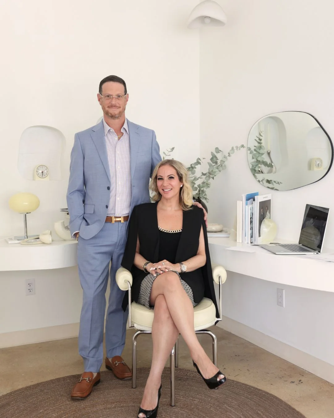 Jason E. Cohen, CPA and Jessica Cohen, CPA in the Centsible Solutions office